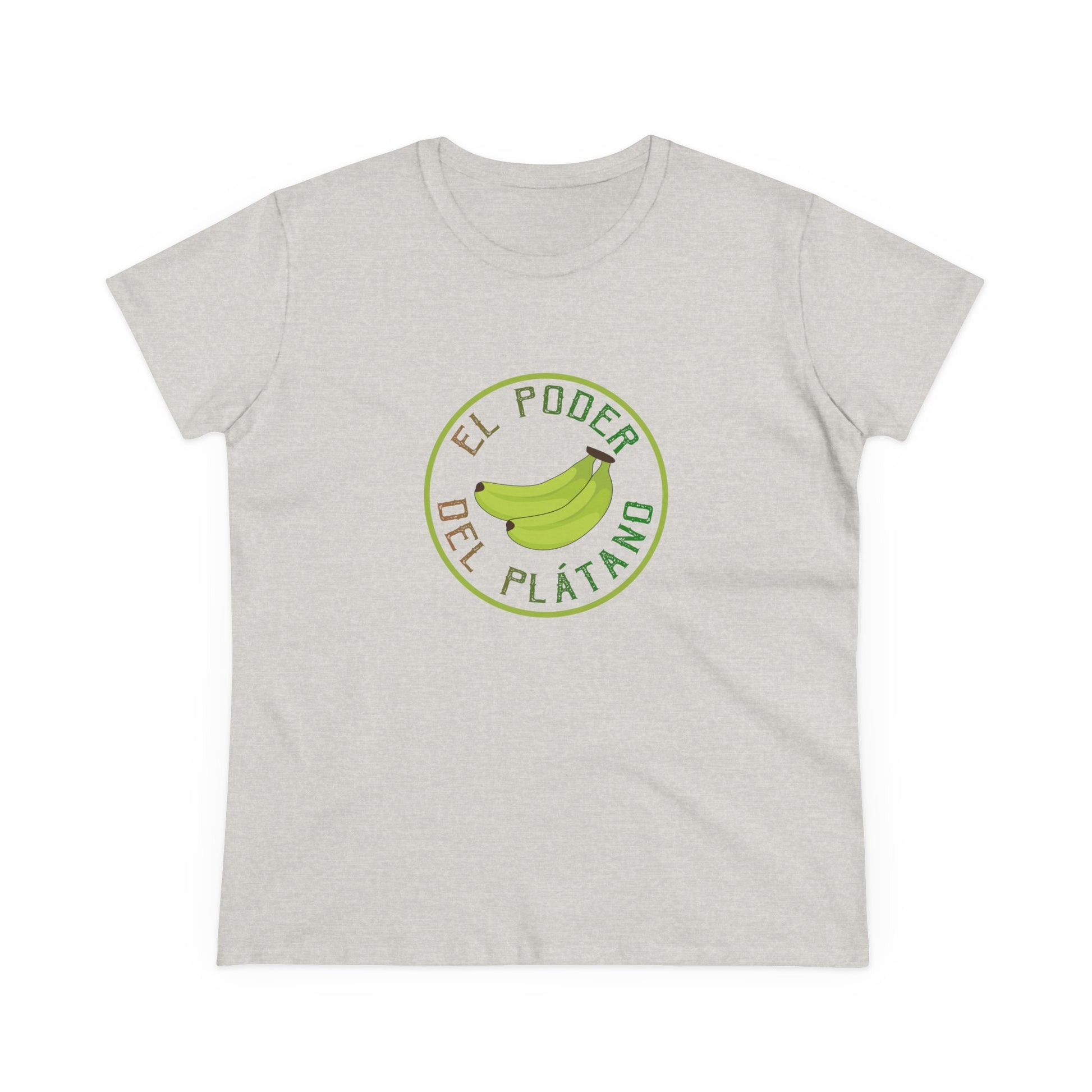 Eco-Friendly Women's Tee - "El Poder del Plátano" Design - Nefty Creations