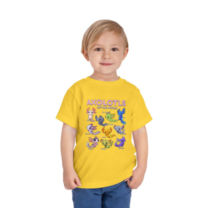Axolotl Toddler Short Sleeve Tee - Nefty Creations