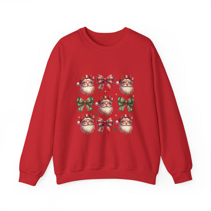 Festive Santa Crewneck Sweatshirt for Christmas Celebrations - Nefty Creations