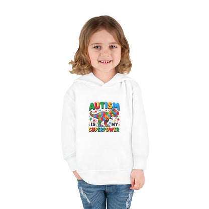 Autism Awareness Toddler Fleece Hoodie - 'Autism is My Superpower' - Nefty Creations