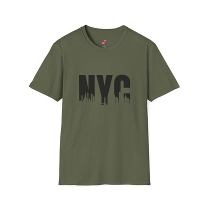 NYC Urban Unisex Softstyle T-Shirt, New York City Tee, Casual Streetwear, Gift for Travelers, Everyday Wear - Nefty Creations