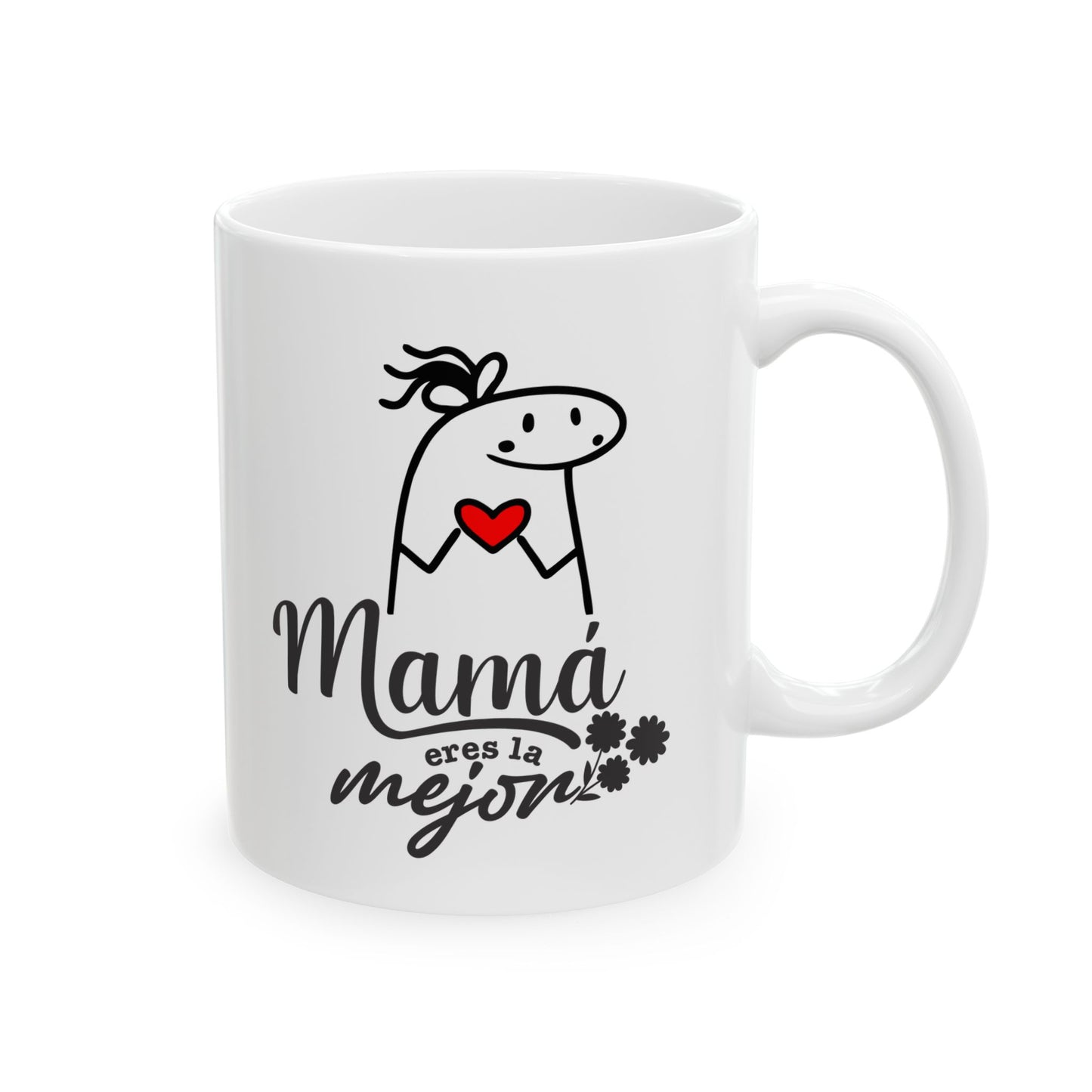 Mamá eres la mejor- Ceramic Mug - Perfect Gift for Moms - Nefty Creations