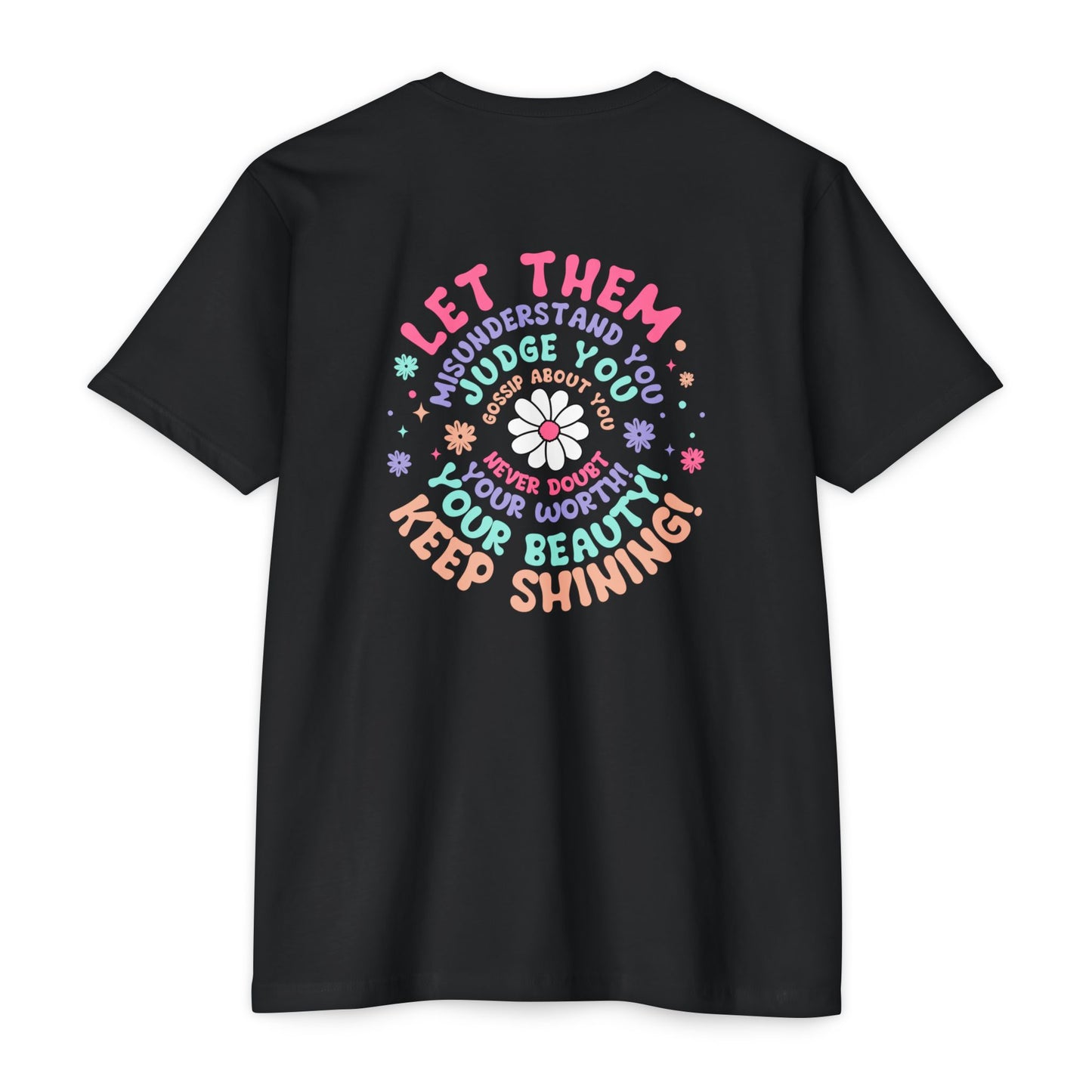 Inspirational Unisex CVC Jersey T-shirt - 'Let Them Understand You' Design