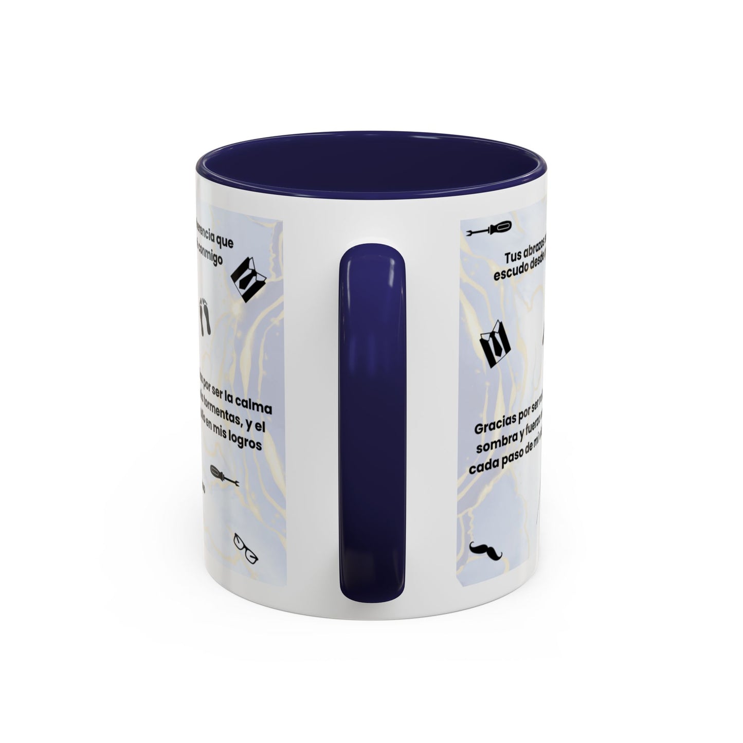 Papá Coffee Mug - Unique Dad Gift for Father's Day, Birthday, or Inspirational Moments, Black Accent Ceramic Cup - Nefty Creations