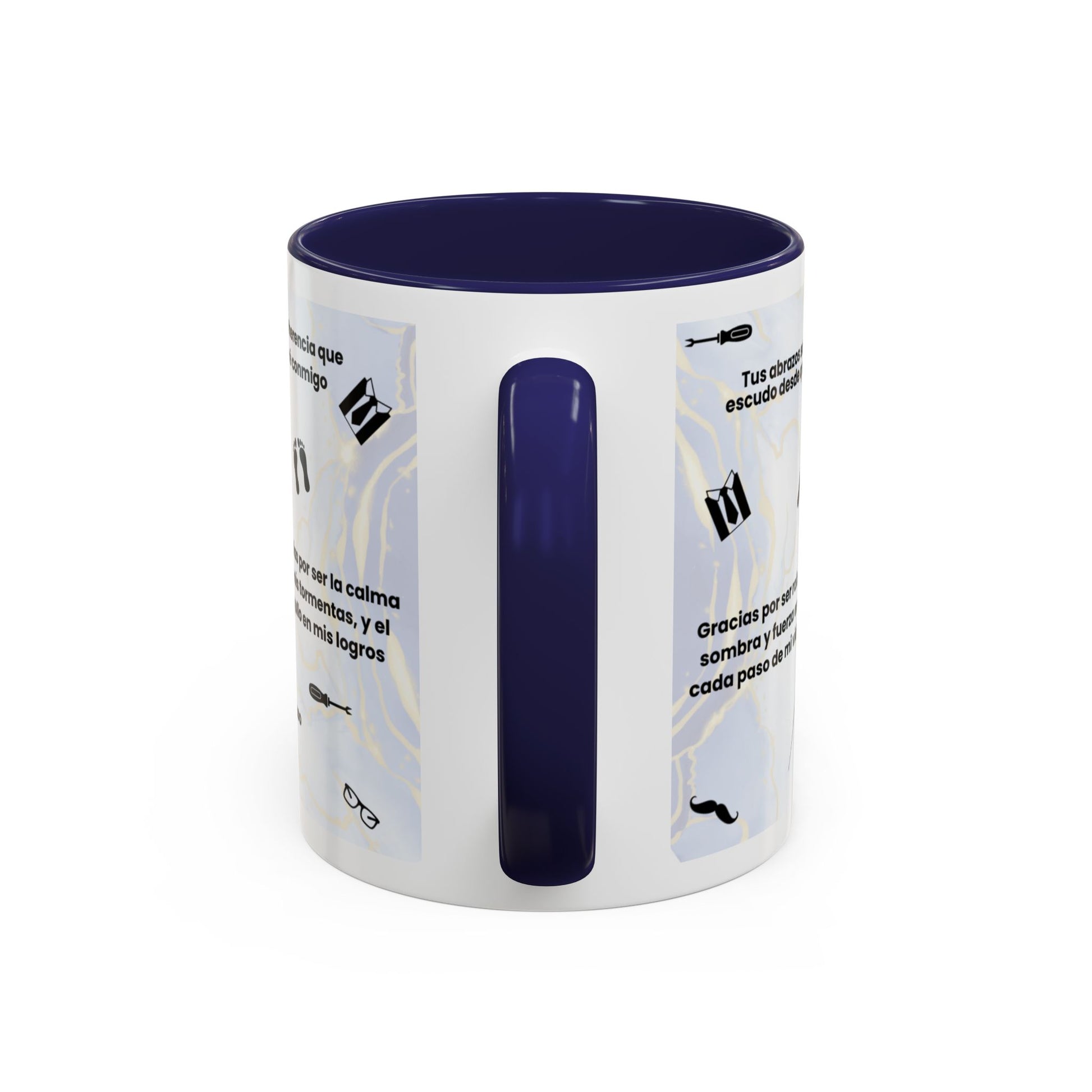 Papá Coffee Mug - Unique Dad Gift for Father's Day, Birthday, or Inspirational Moments, Black Accent Ceramic Cup - Nefty Creations