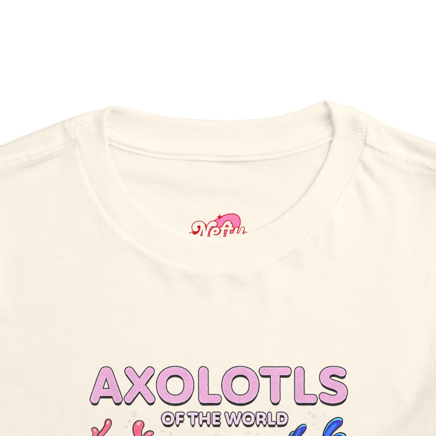 Axolotl Toddler Short Sleeve Tee - Nefty Creations