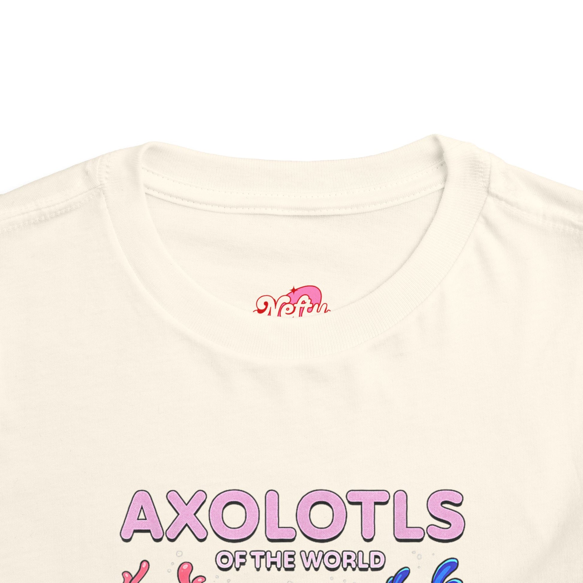 Axolotl Toddler Short Sleeve Tee - Nefty Creations