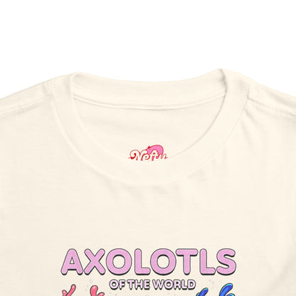 Axolotl Toddler Short Sleeve Tee - Nefty Creations