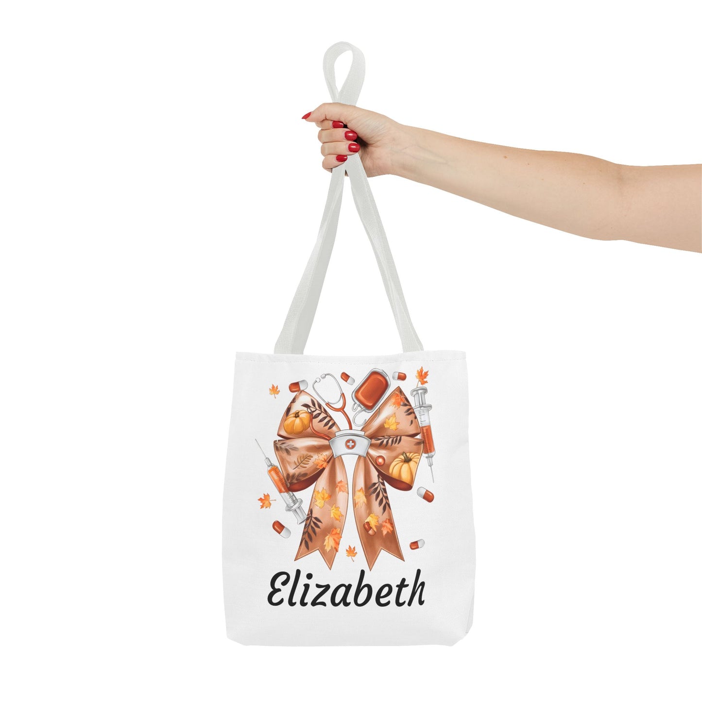 Personalized Fall Nurse Tote Bag| Nefty Creations - Nefty Creations