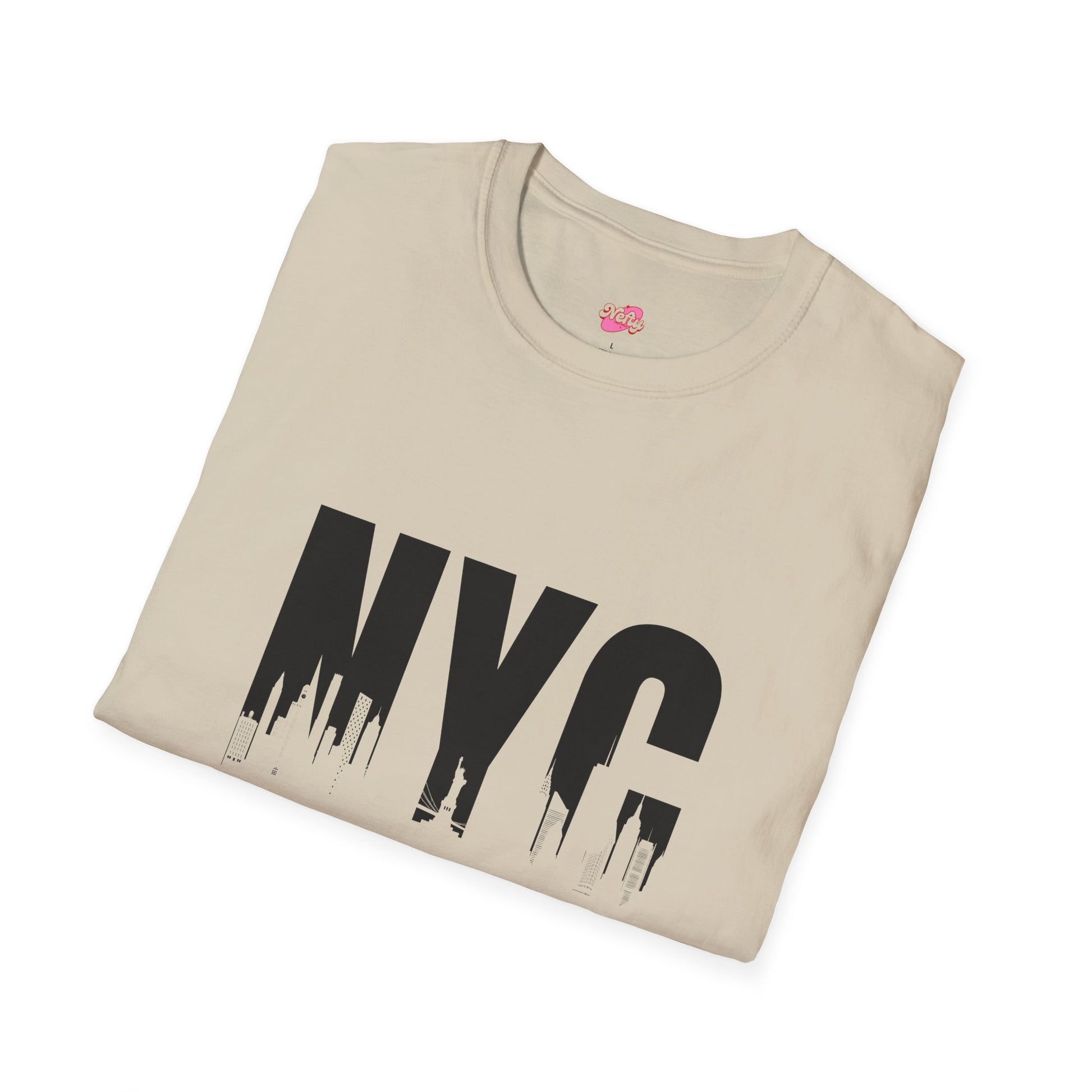 NYC Urban Unisex Softstyle T-Shirt, New York City Tee, Casual Streetwear, Gift for Travelers, Everyday Wear - Nefty Creations