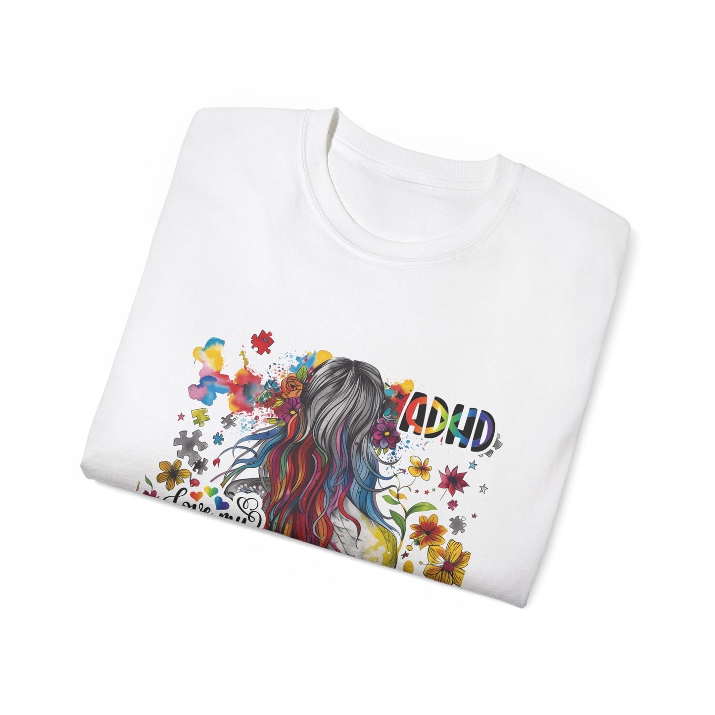 ADHD Awareness Unisex Ultra Cotton Tee - Love My Divergent Minds