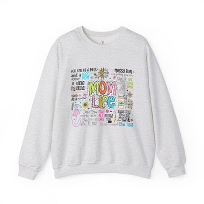 Mom Life Crewneck Sweatshirt - Nefty Creations