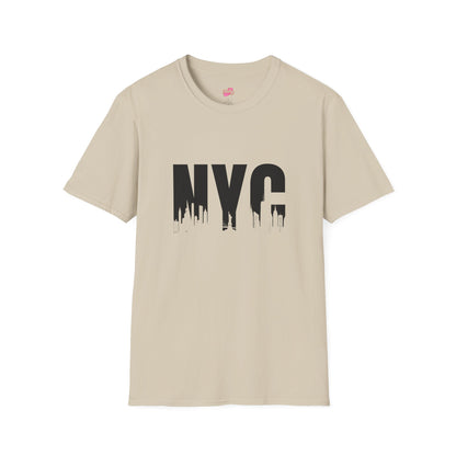 NYC Urban Unisex Softstyle T-Shirt, New York City Tee, Casual Streetwear, Gift for Travelers, Everyday Wear - Nefty Creations