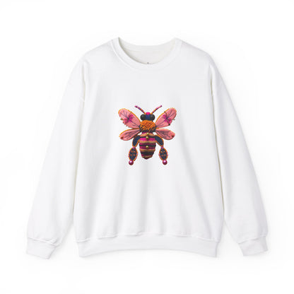 Bee-Inspired Unisex Heavy Blend™ Crewneck Sweatshirt - Cozy & Colorful Nature Apparel - Nefty Creations