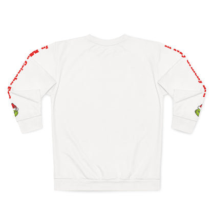 Festive Grinch Sweatshirt | Christmas Holiday Cheer - Nefty Creations