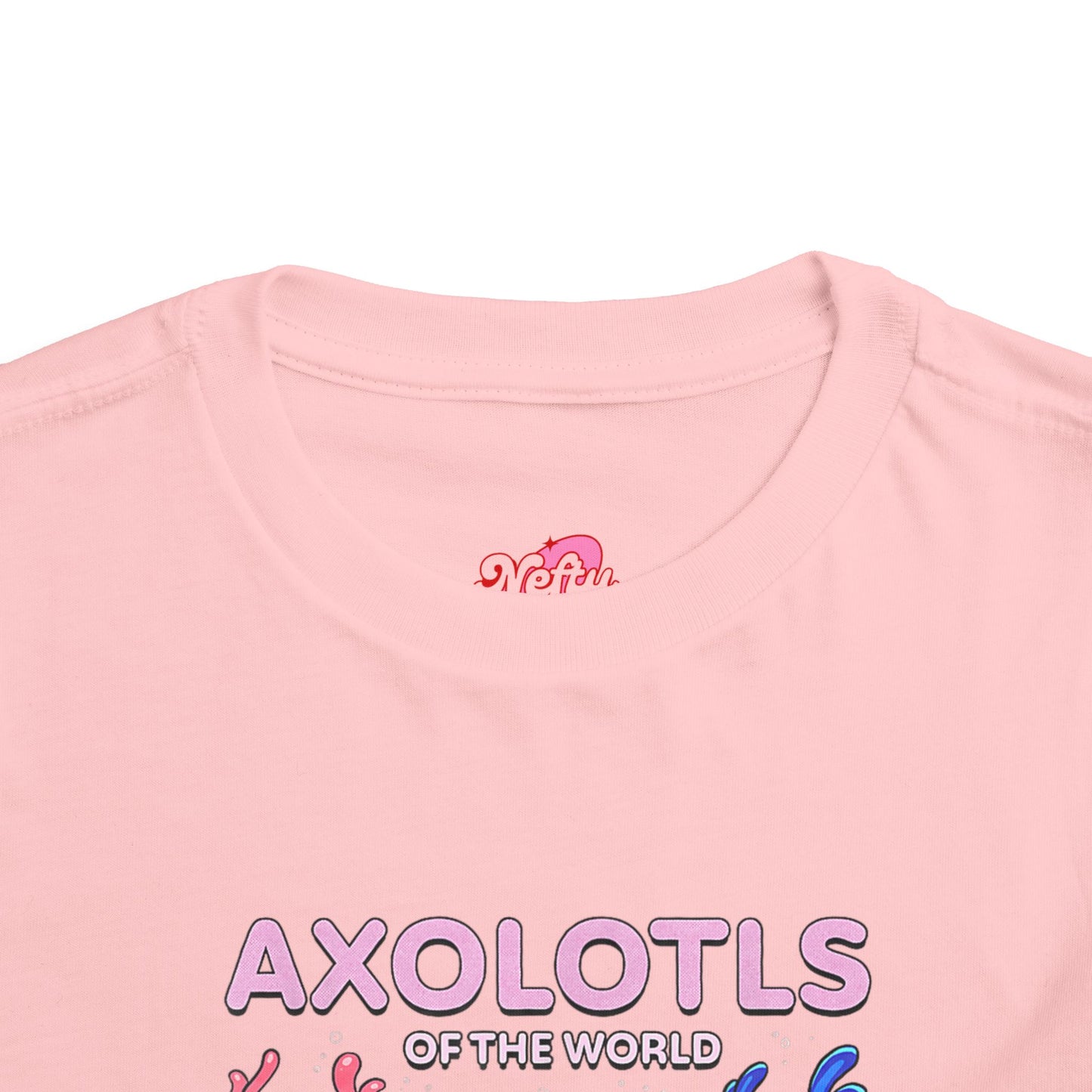 Axolotl Toddler Short Sleeve Tee - Nefty Creations