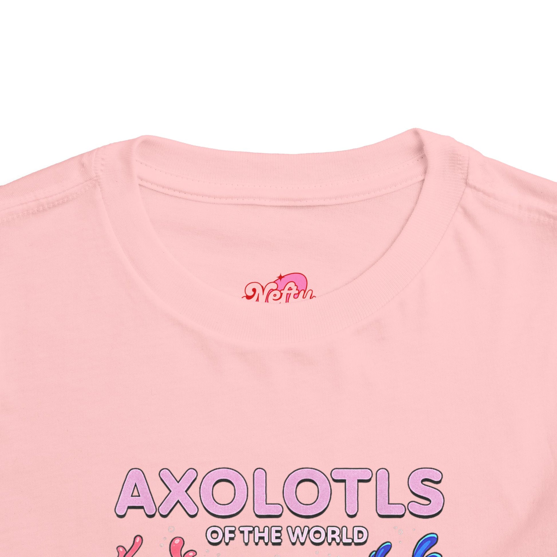 Axolotl Toddler Short Sleeve Tee - Nefty Creations