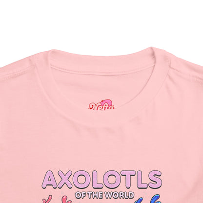 Axolotl Toddler Short Sleeve Tee - Nefty Creations