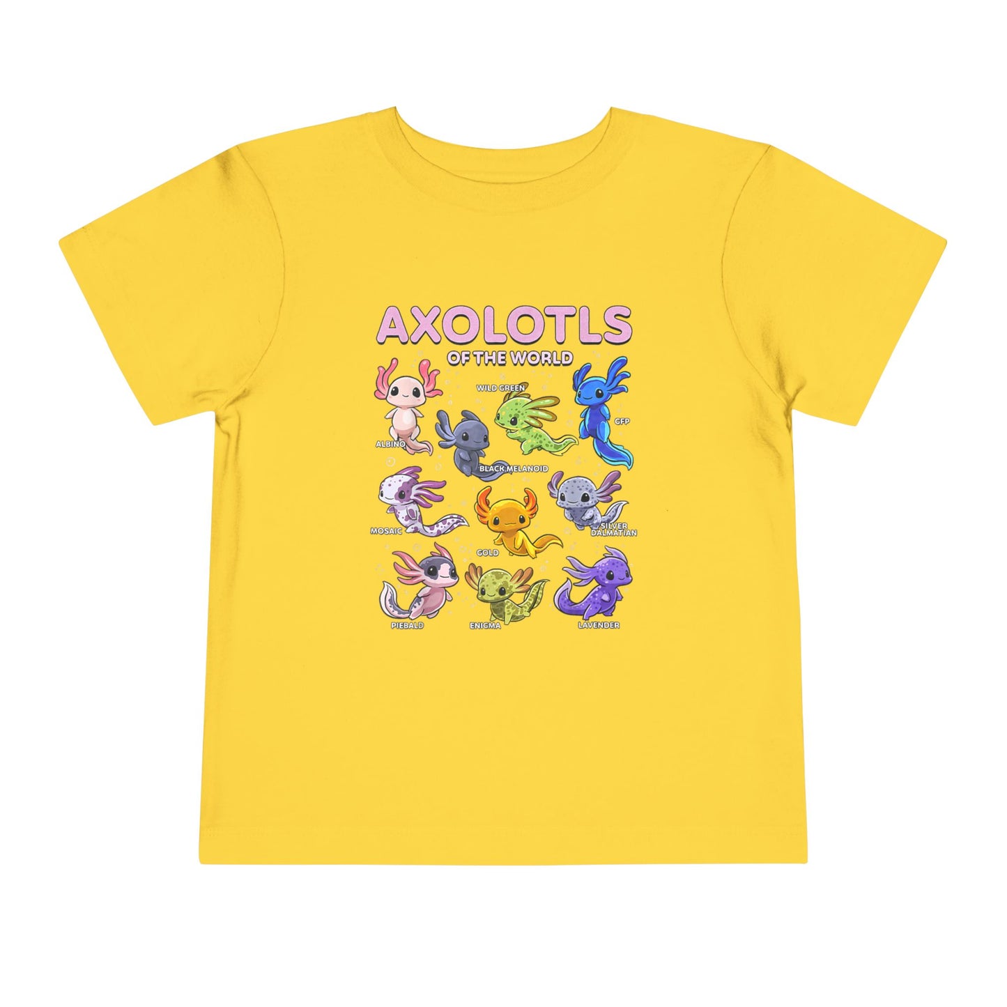 Axolotl Toddler Short Sleeve Tee - Nefty Creations