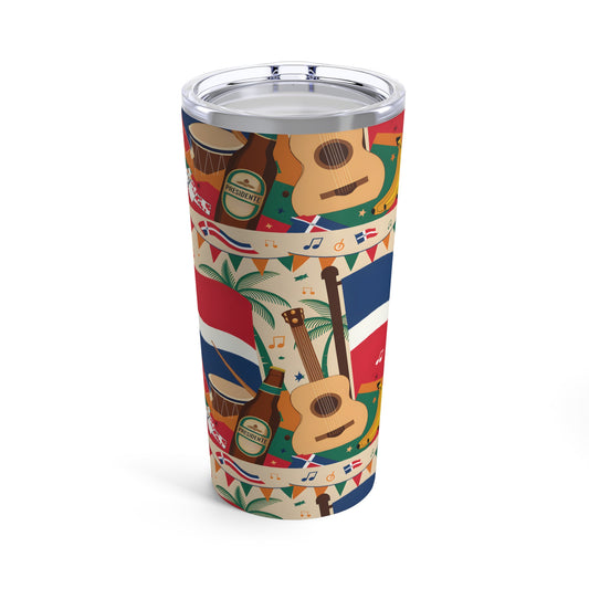 Fiesta Vibes 20oz Tumbler - Colorful Party Design for Music Lovers & Celebration Enthusiasts