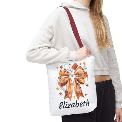 Personalized Fall Nurse Tote Bag| Nefty Creations - Nefty Creations