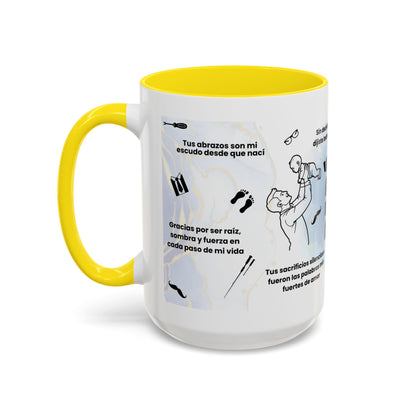 Papá Coffee Mug - Unique Dad Gift for Father's Day, Birthday, or Inspirational Moments, Black Accent Ceramic Cup - Nefty Creations