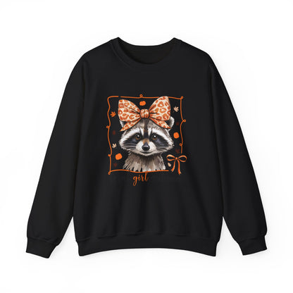 Coquette Feral Raccoon Sweatshirt| Nefty Creations - Nefty Creations