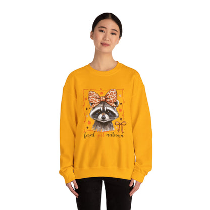 Coquette Feral Raccoon Sweatshirt| Nefty Creations - Nefty Creations