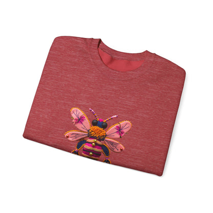 Bee-Inspired Unisex Heavy Blend™ Crewneck Sweatshirt - Cozy & Colorful Nature Apparel - Nefty Creations