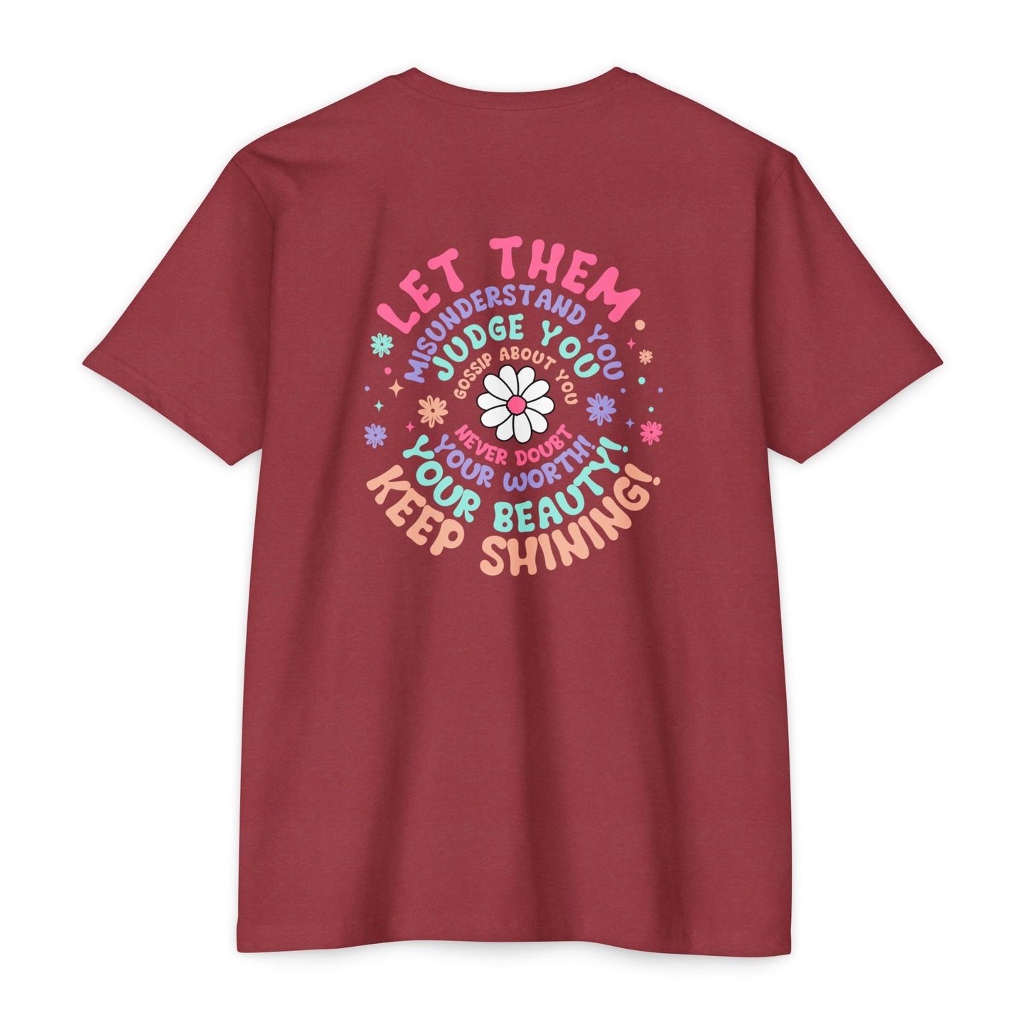 Inspirational Unisex CVC Jersey T-shirt - 'Let Them Understand You' Design