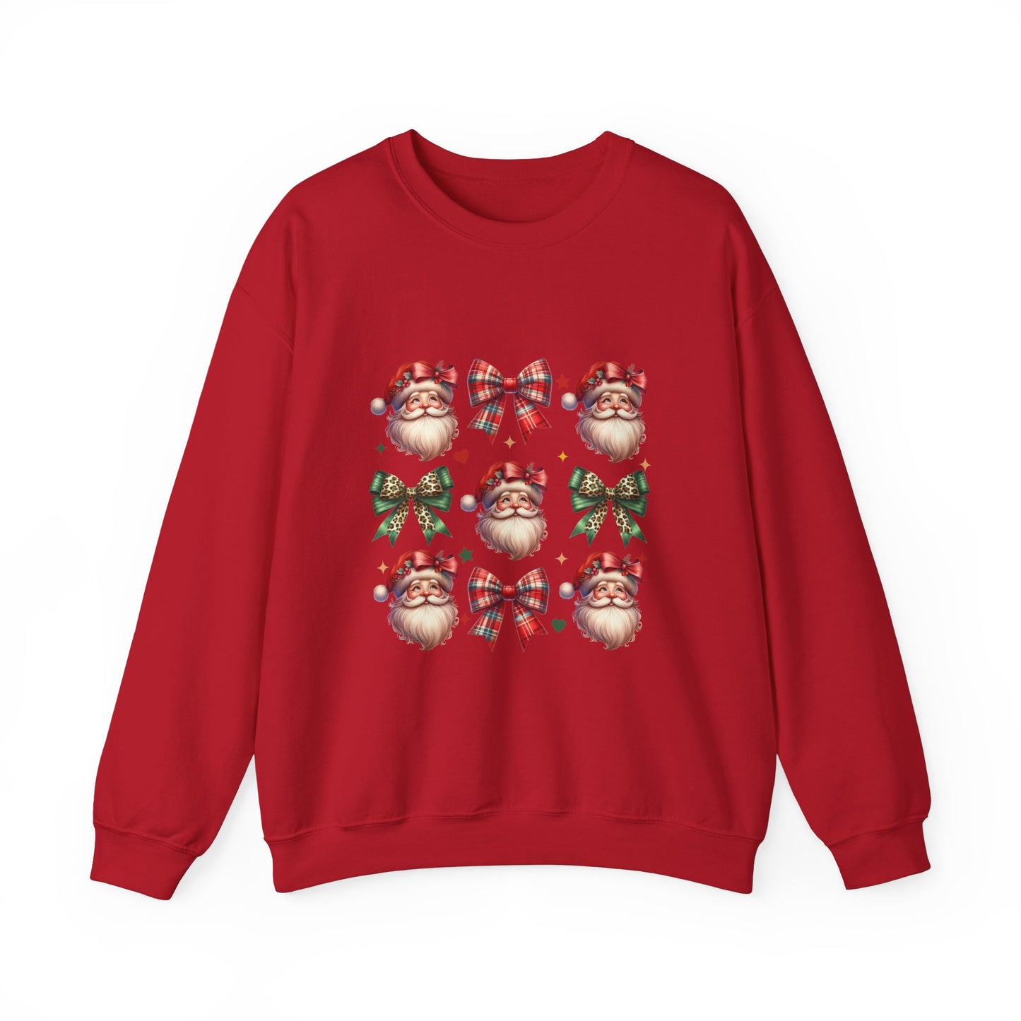 Festive Santa Crewneck Sweatshirt for Christmas Celebrations - Nefty Creations