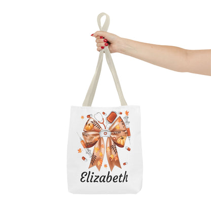 Personalized Fall Nurse Tote Bag| Nefty Creations - Nefty Creations