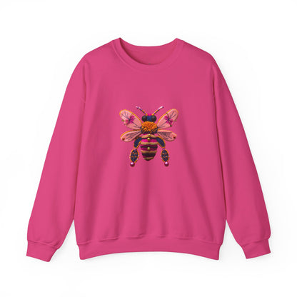 Bee-Inspired Unisex Heavy Blend™ Crewneck Sweatshirt - Cozy & Colorful Nature Apparel - Nefty Creations