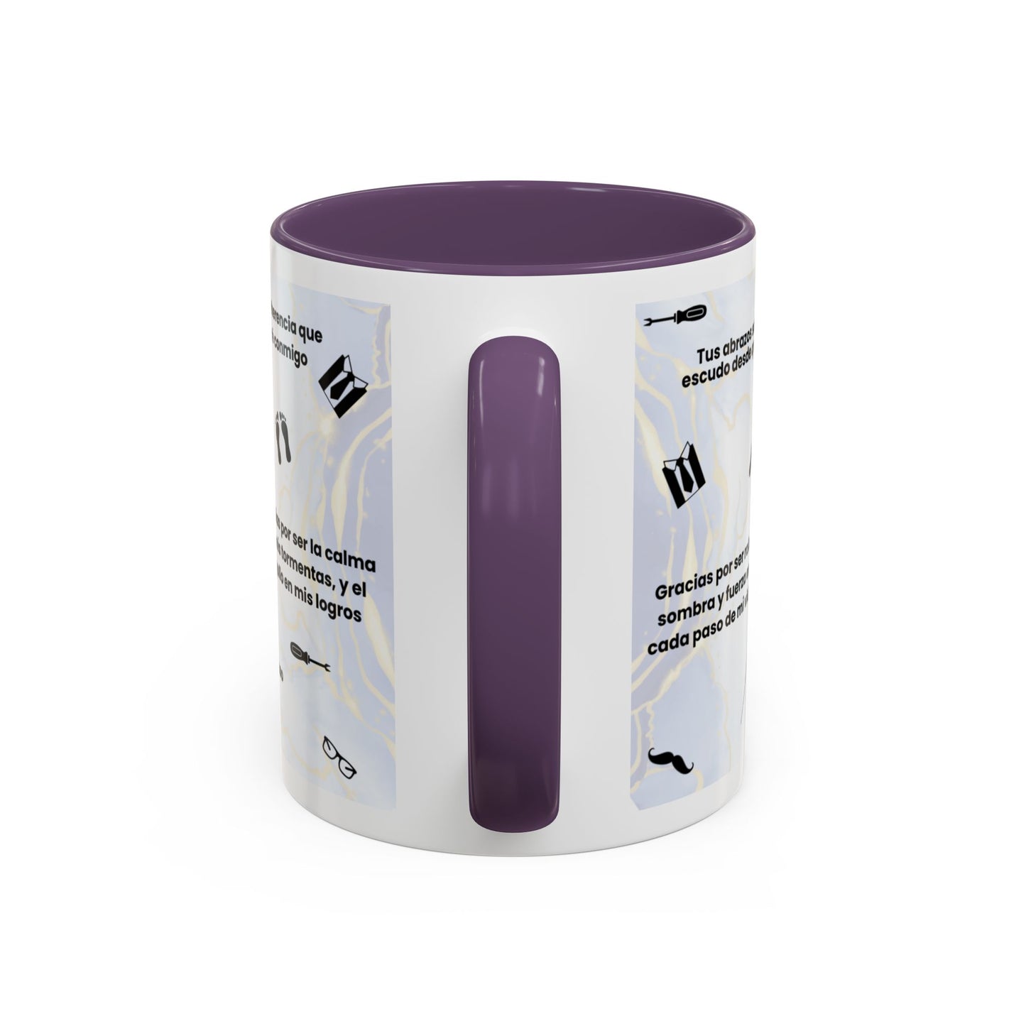 Papá Coffee Mug - Unique Dad Gift for Father's Day, Birthday, or Inspirational Moments, Black Accent Ceramic Cup - Nefty Creations