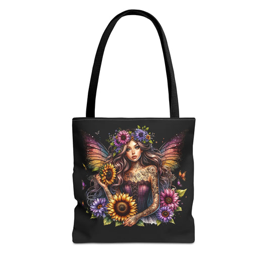 Gothic Fantasy Floral Tote Bag - Perfect for Everyday Use