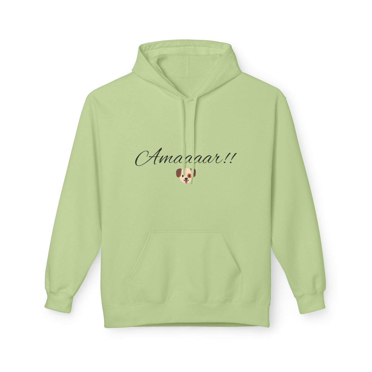 Hoodie with &#039;Amaaaar &#039; Quote Design