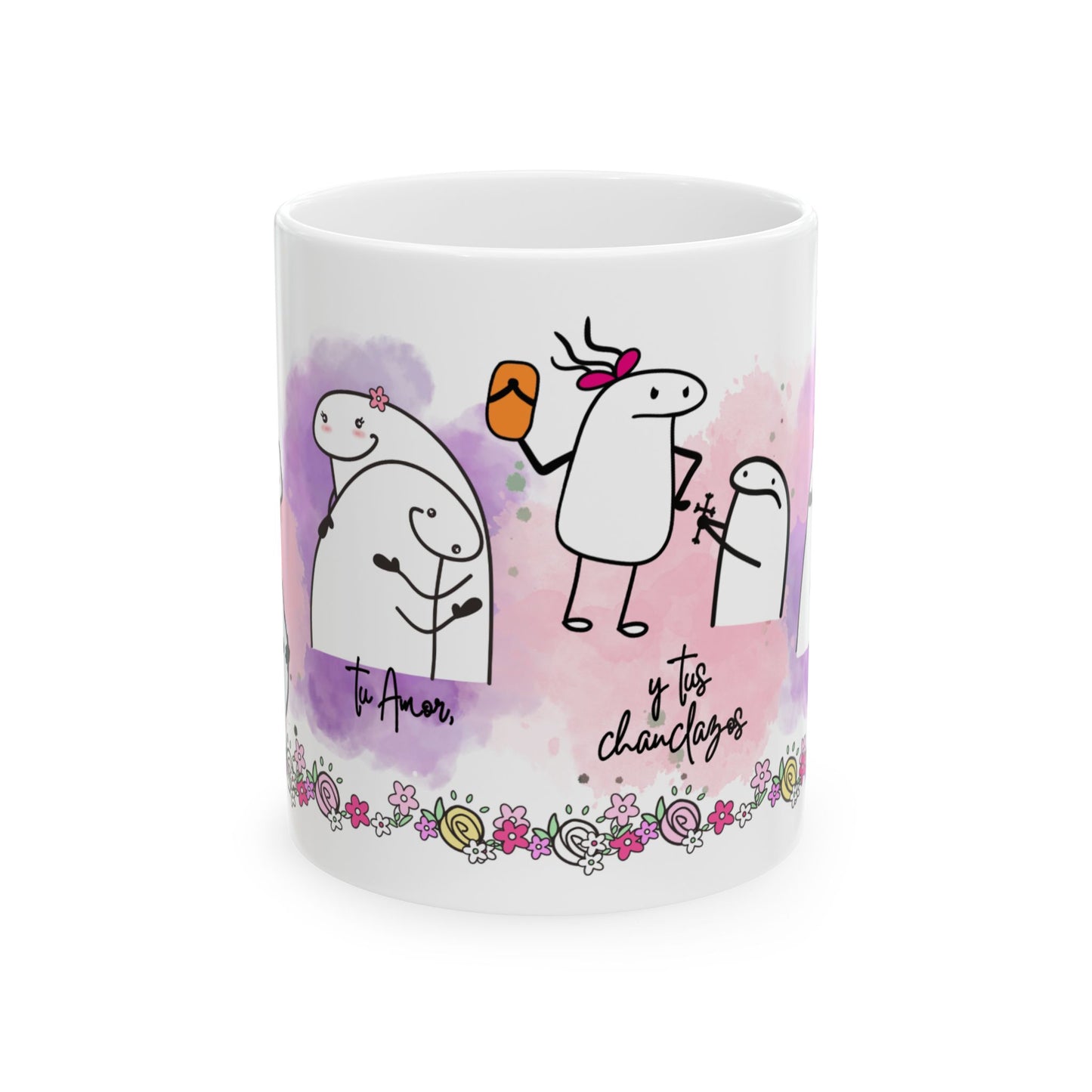 Whimsical Ceramic Mug - Cute Illustration for Coffee Lovers, Gift for Friends, Unique Home Decor, Tea Mug, Funny Gift Ideas - Nefty Creations