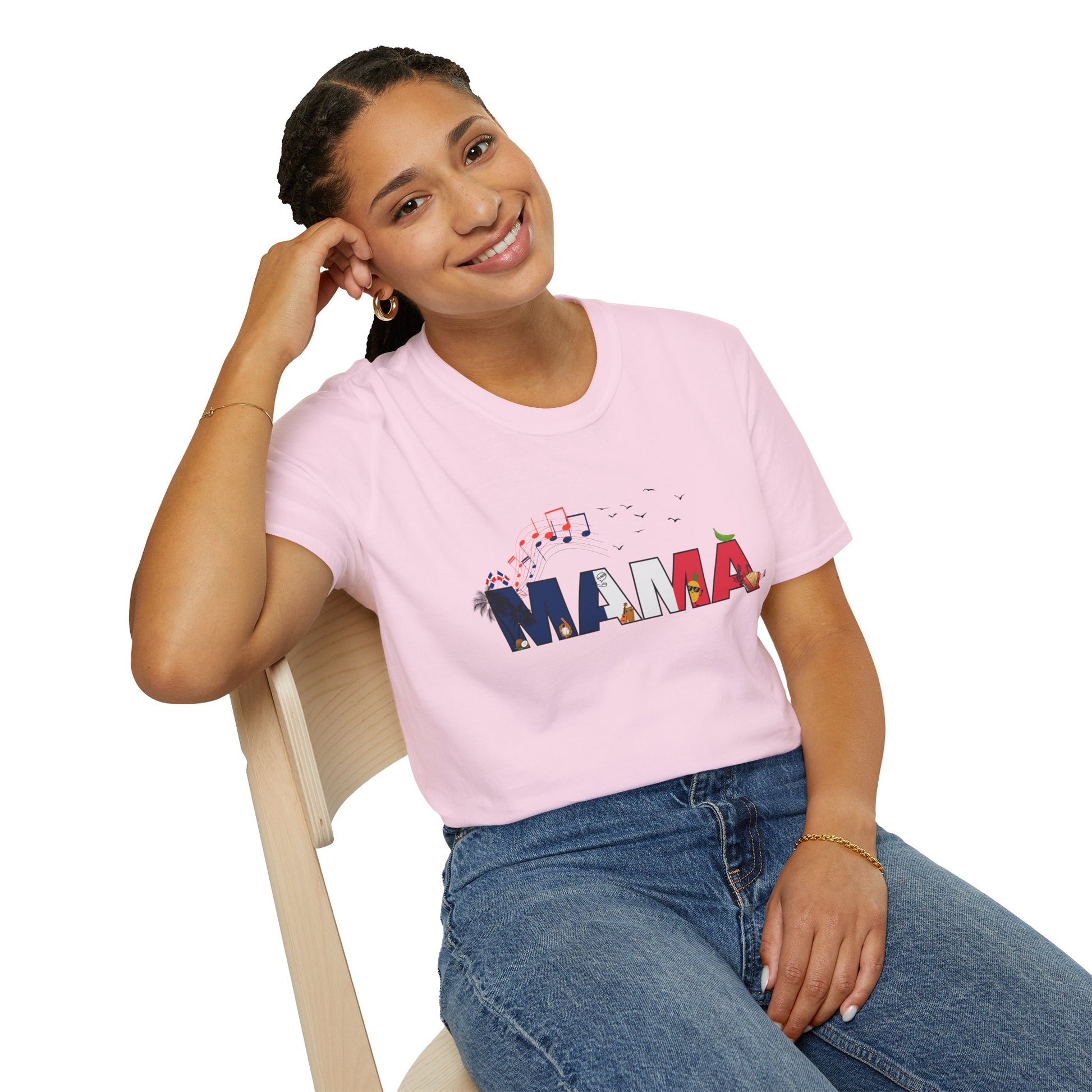 Dominican Mama T-Shirt for Casual Wear - Nefty Creations