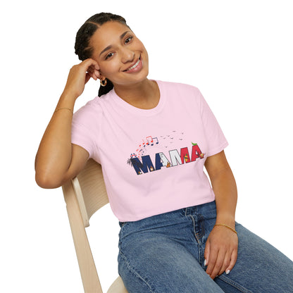 Dominican Mama T-Shirt for Casual Wear - Nefty Creations