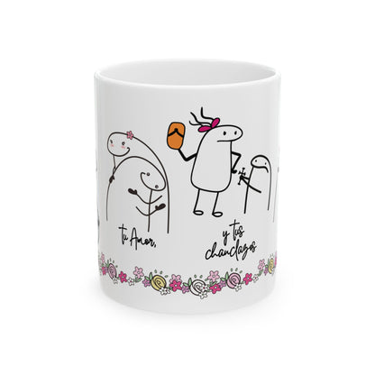 Mother's Day Ceramic Mug, Taza para el Dia de las madres, Gift for Mom, Spanish Coffee Cup, Mother's Day Gift, 11oz, 15oz Mug - Nefty Creations