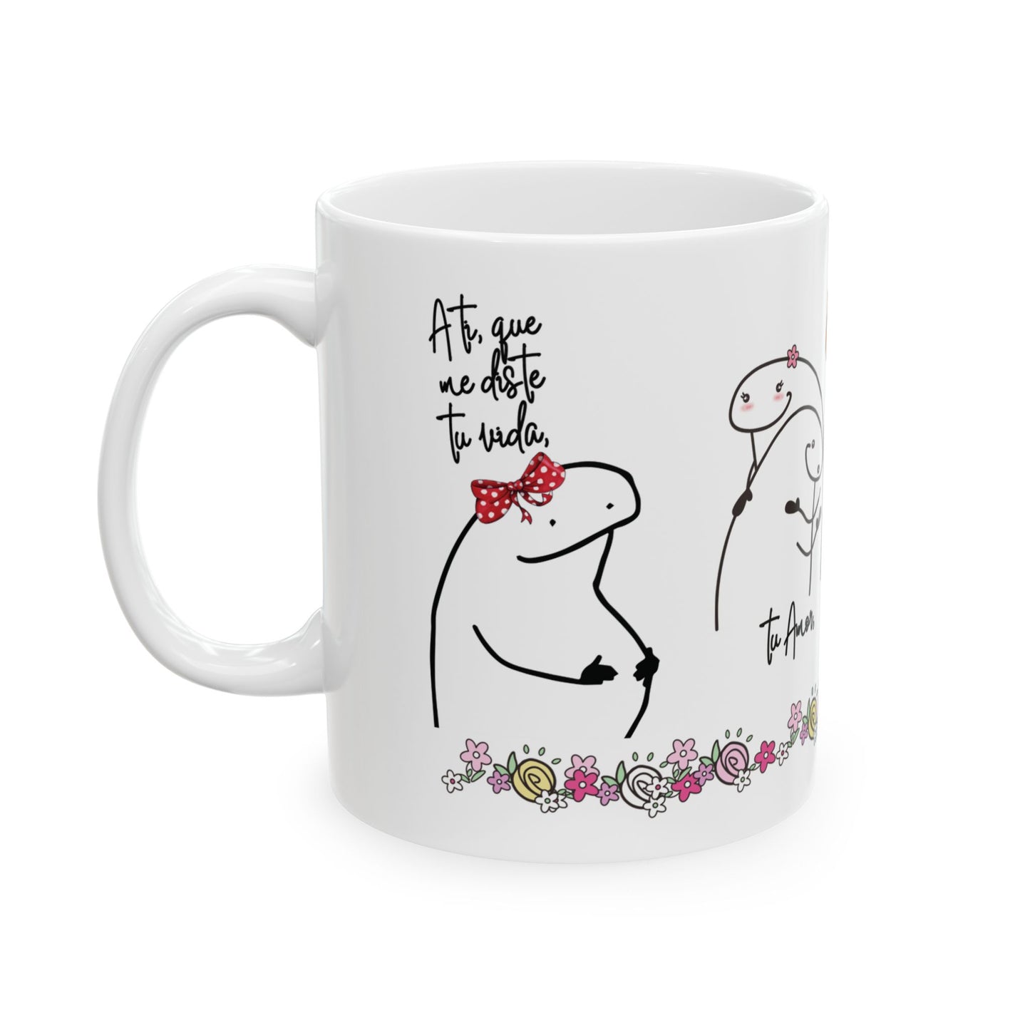 Mother's Day Ceramic Mug, Taza para el Dia de las madres, Gift for Mom, Spanish Coffee Cup, Mother's Day Gift, 11oz, 15oz Mug