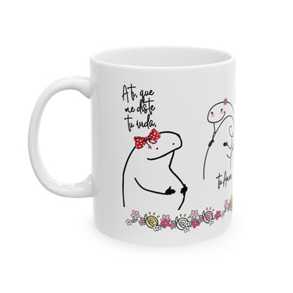 Mother's Day Ceramic Mug, Taza para el Dia de las madres, Gift for Mom, Spanish Coffee Cup, Mother's Day Gift, 11oz, 15oz Mug - Nefty Creations