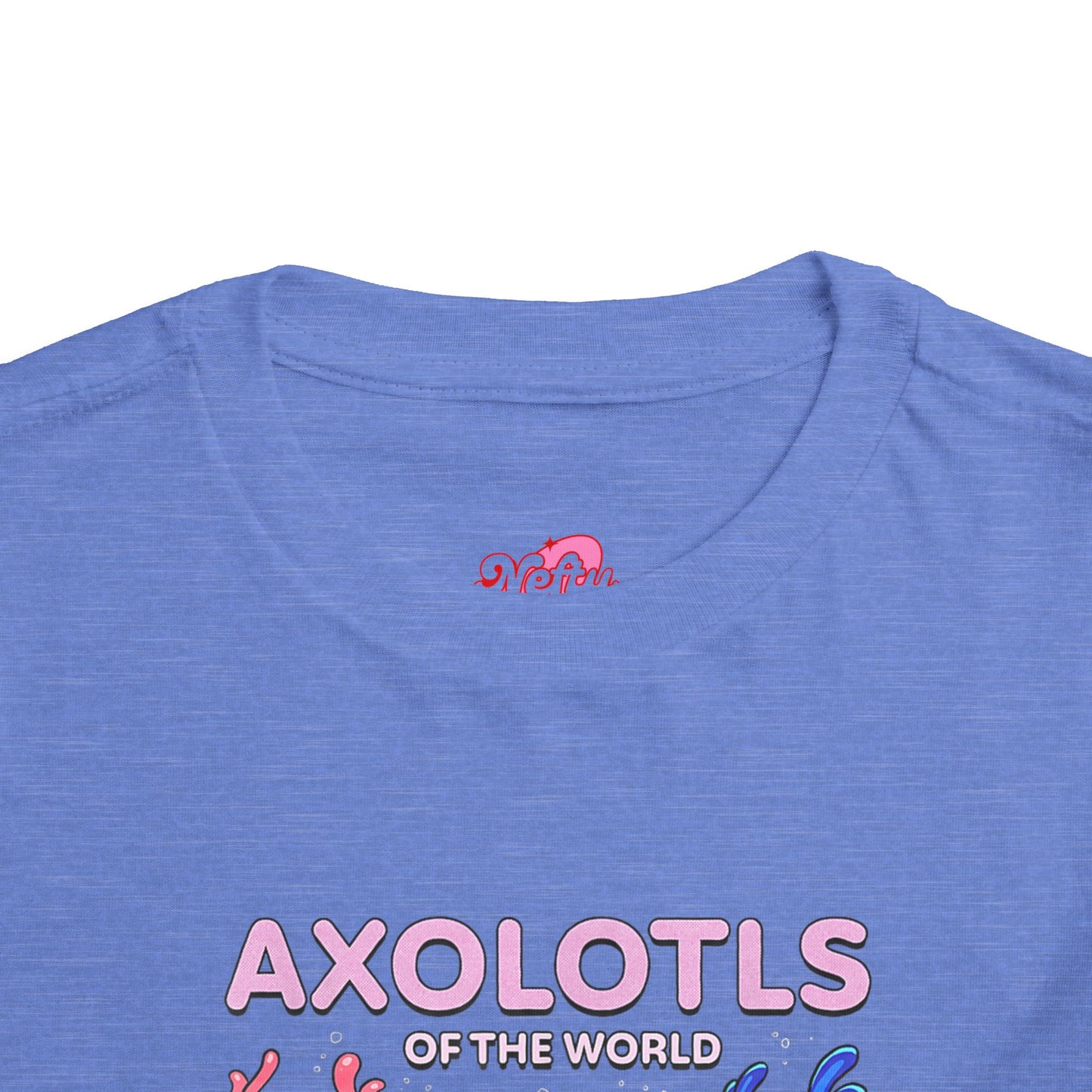 Axolotl Toddler Short Sleeve Tee - Nefty Creations