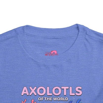 Axolotl Toddler Short Sleeve Tee - Nefty Creations
