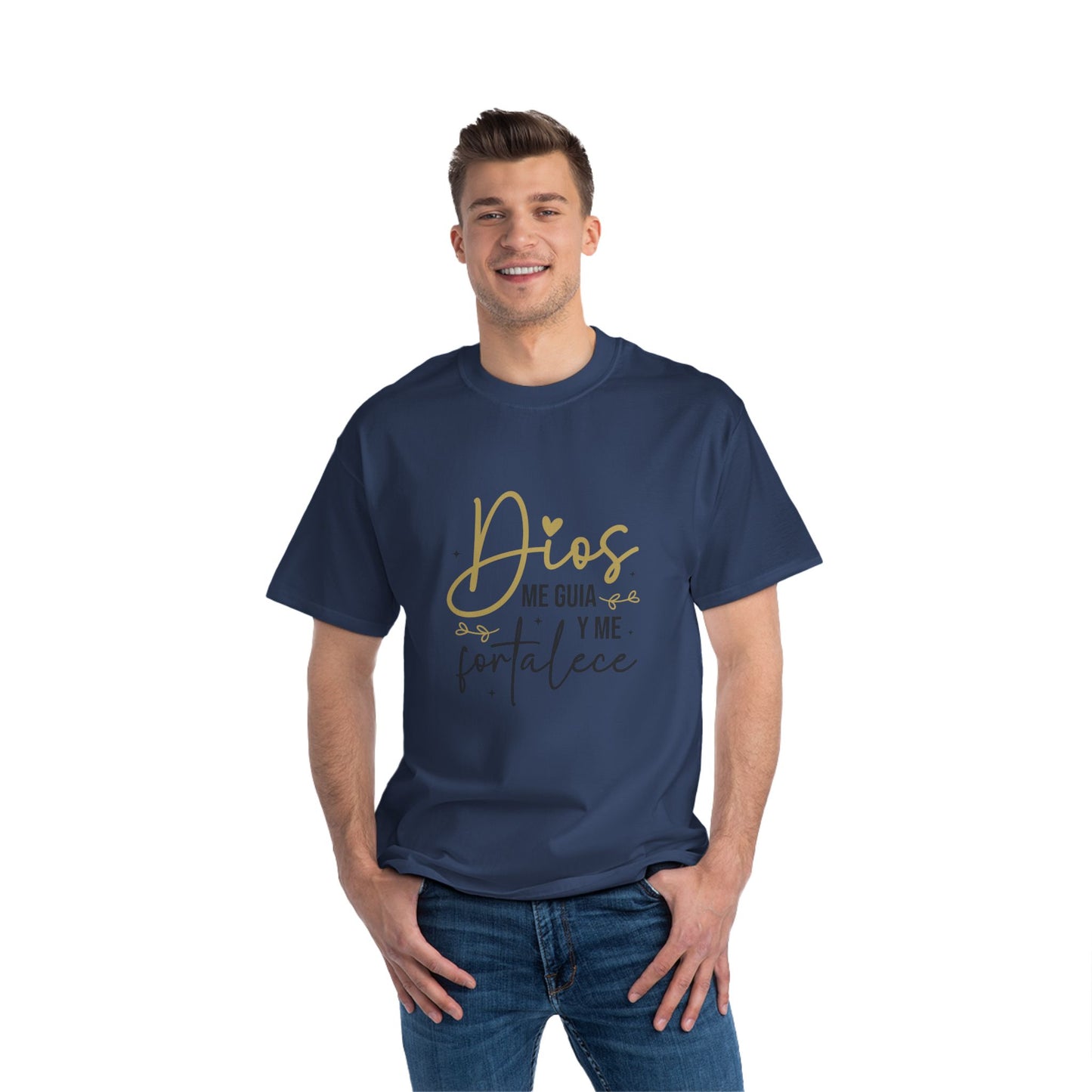 Inspirational Faith T-Shirt - Dios Me Guia Y Me Fortalece