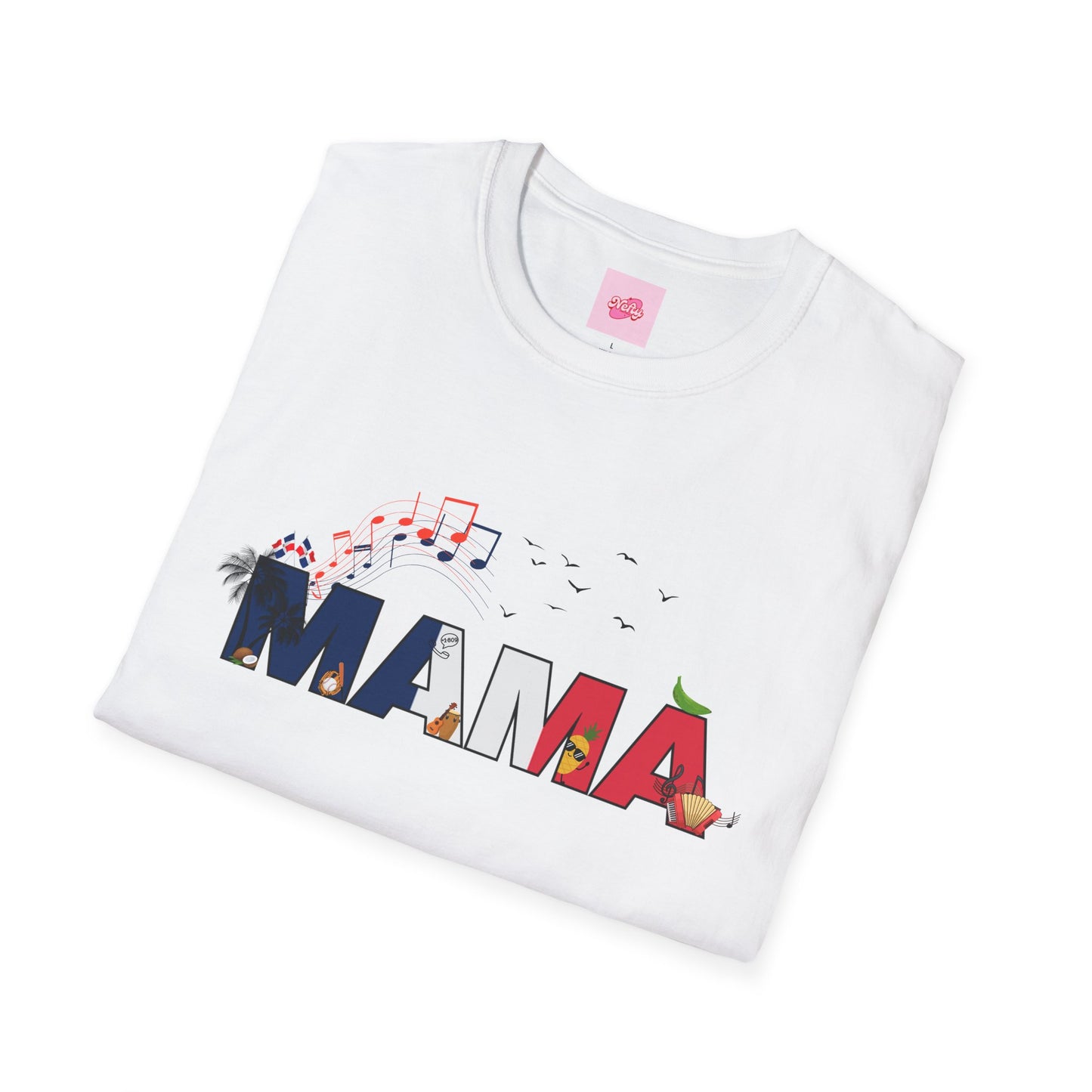 Dominican Mama T-Shirt for Casual Wear - Nefty Creations