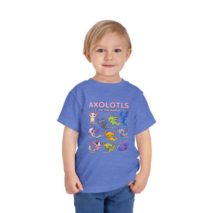 Axolotl Toddler Short Sleeve Tee - Nefty Creations