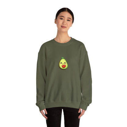 Cute Avocado Valentines Day Crewneck Sweatshirt - Nefty Creations