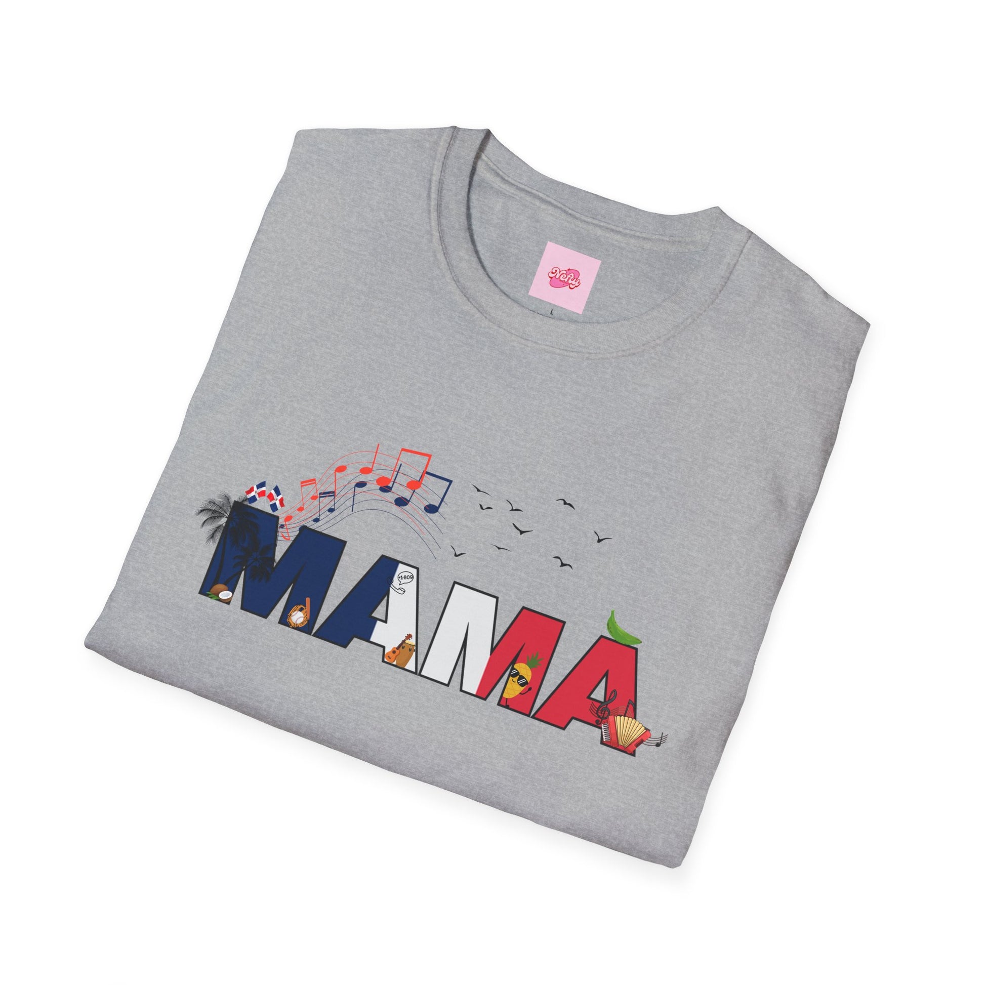 Dominican Mama T-Shirt for Casual Wear - Nefty Creations