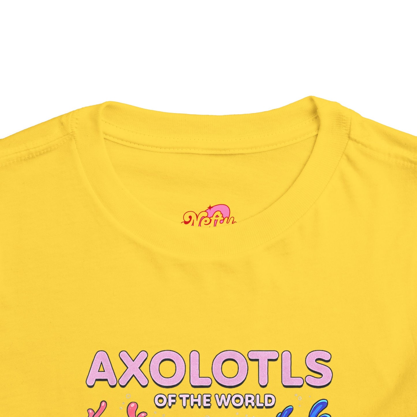 Axolotl Toddler Short Sleeve Tee - Nefty Creations